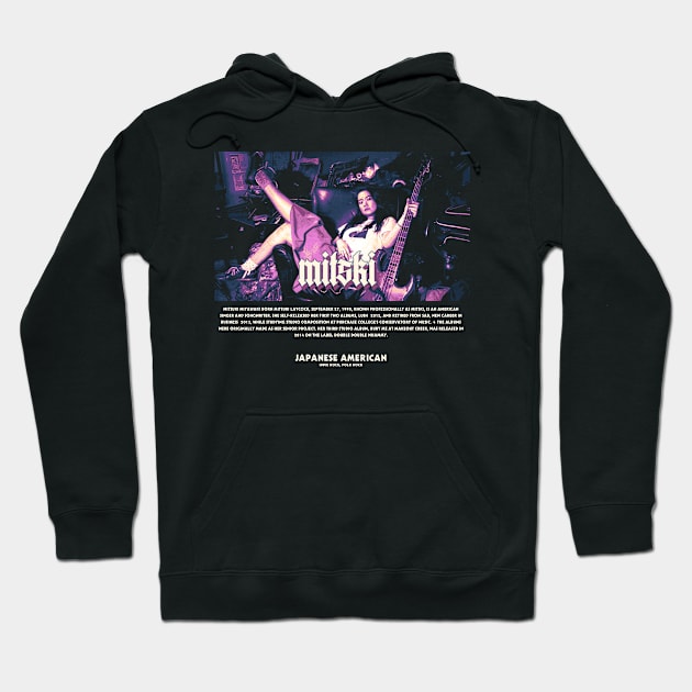 Mitski - Indie Rock, Folk Rock Hoodie by OrcaDeep